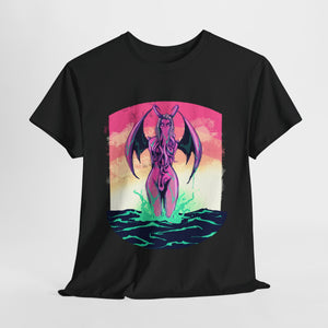 Lady Cthulhu Unisex Heavy Cotton Tee