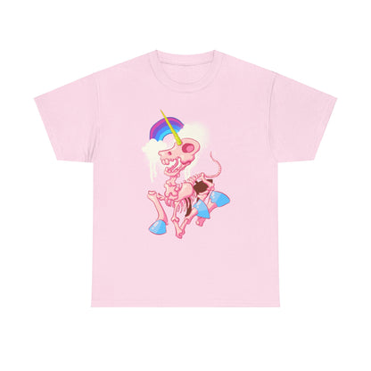 Unicorn Skeleton 2 Unisex Heavy Cotton Tee