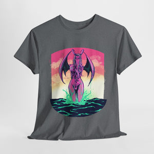 Lady Cthulhu Unisex Heavy Cotton Tee