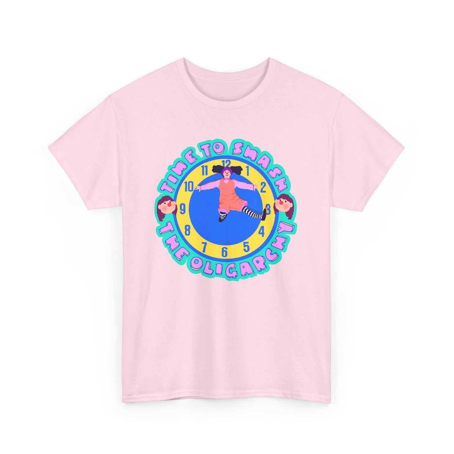 Time To Smash The Oligarchy Unisex Heavy Cotton Tee