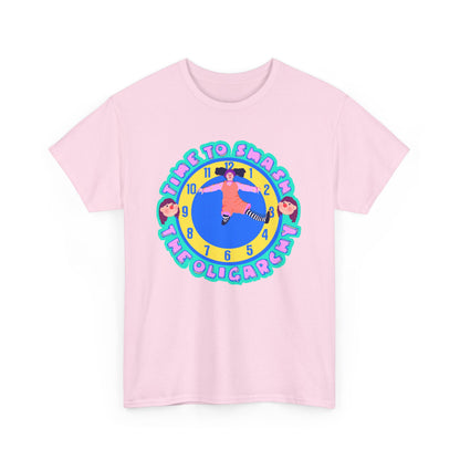 Time To Smash The Oligarchy Unisex Heavy Cotton Tee