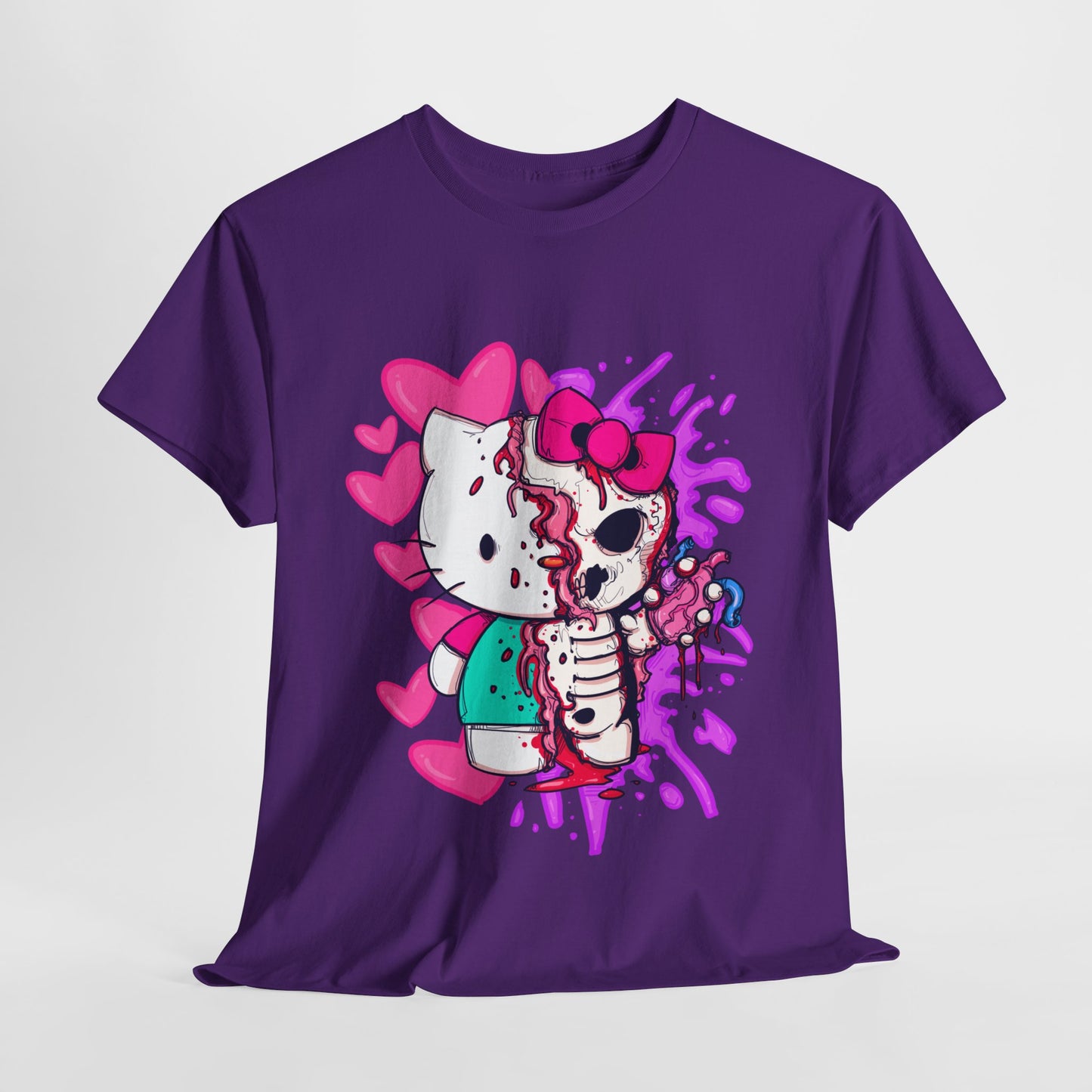 Zombie Kitty Unisex Heavy Cotton Patreon Tee