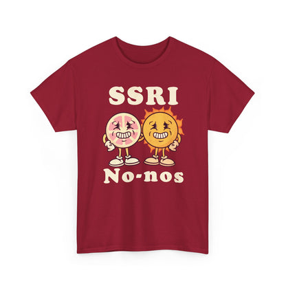 SSRI No-nos Unisex Heavy Cotton Tee