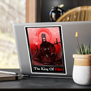 The King Of Filth Tarot Kiss-Cut Vinyl Decal