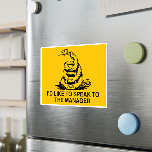 Gadsden Karen Kiss-Cut Vinyl Decal