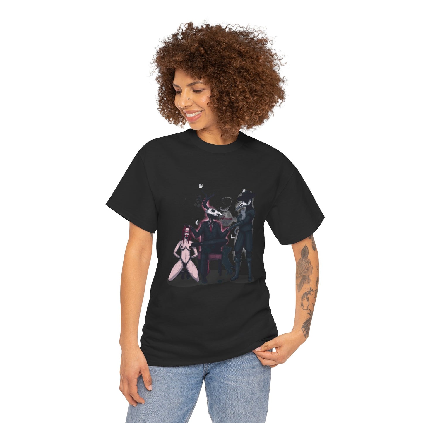 Deer Daddy / Nocturnal Unisex Heavy Cotton Tee