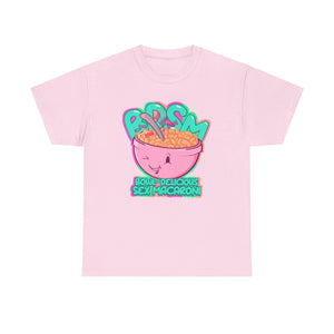 Bowl of Delicious Sex Macaroni Unisex Heavy Cotton Tee