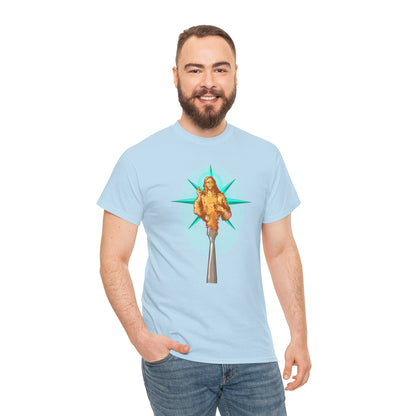 He Is Resin Unisex Heavy Cotton Tee