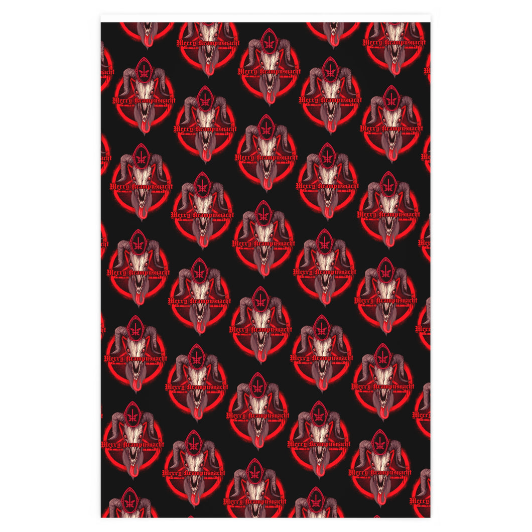 Merry Krampusnacht Wrapping Paper