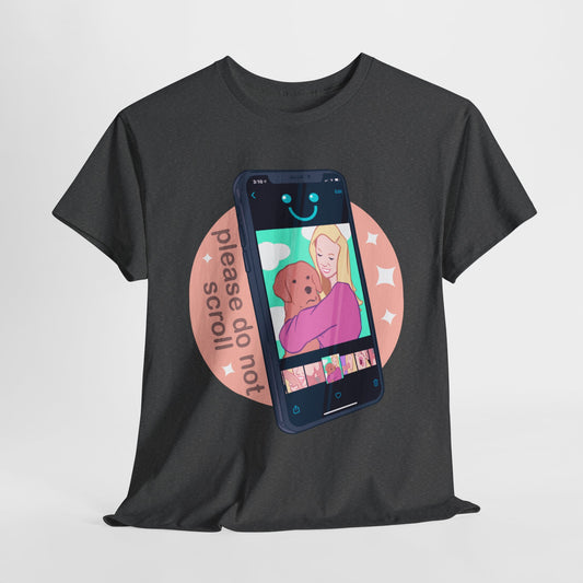 Don't Scroll Unisex Heavy Cotton Tee