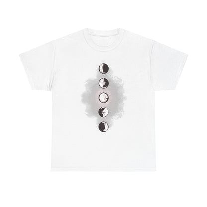 Cat Phases Unisex Heavy Cotton Tee