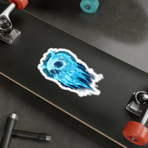 Elemental Skull Ice Kiss-Cut Vinyl Decal