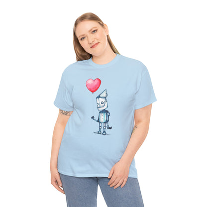 Tinman Gets A Heart Unisex Heavy Cotton Tee