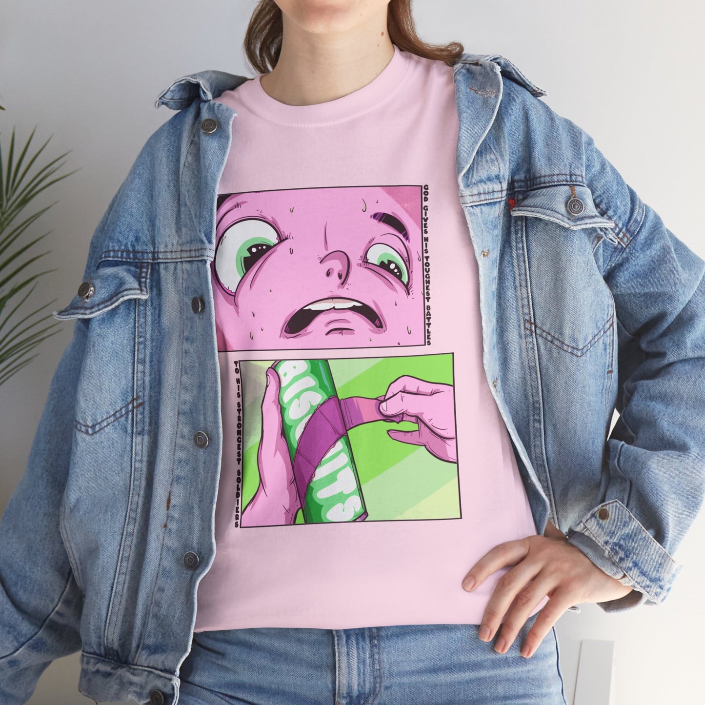Biscuit Battle Unisex Heavy Cotton Tee