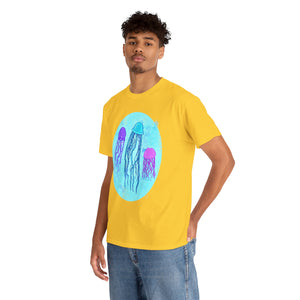 Jellyfish Varieties Unisex Heavy Cotton Tee