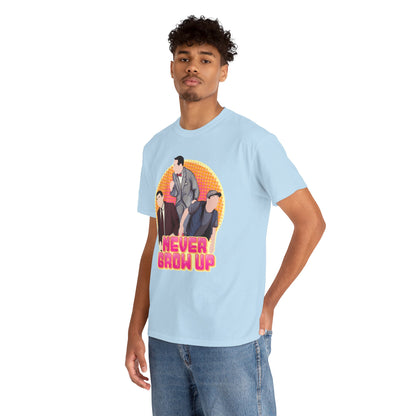Never Grow Up Unisex Heavy Cotton Tee