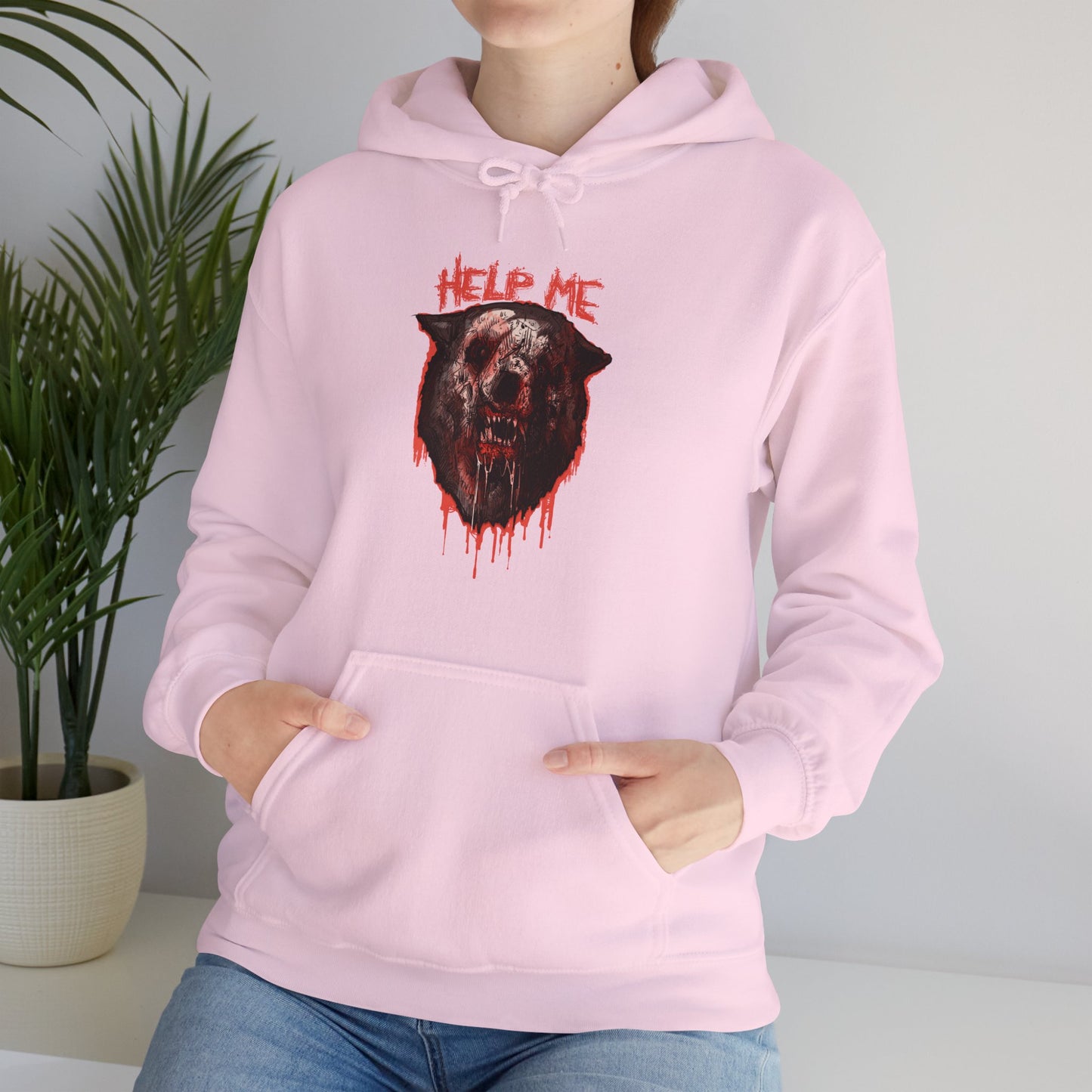 Shimmer Bear Unisex Heavy Blend Hooded Sweatshirt