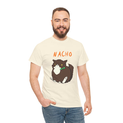 Nacho The Cat Unisex Heavy Cotton Tee