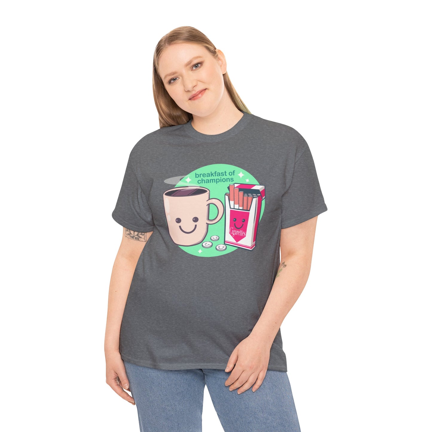 Breakfast of Champions Unisex Heavy Cotton Tee
