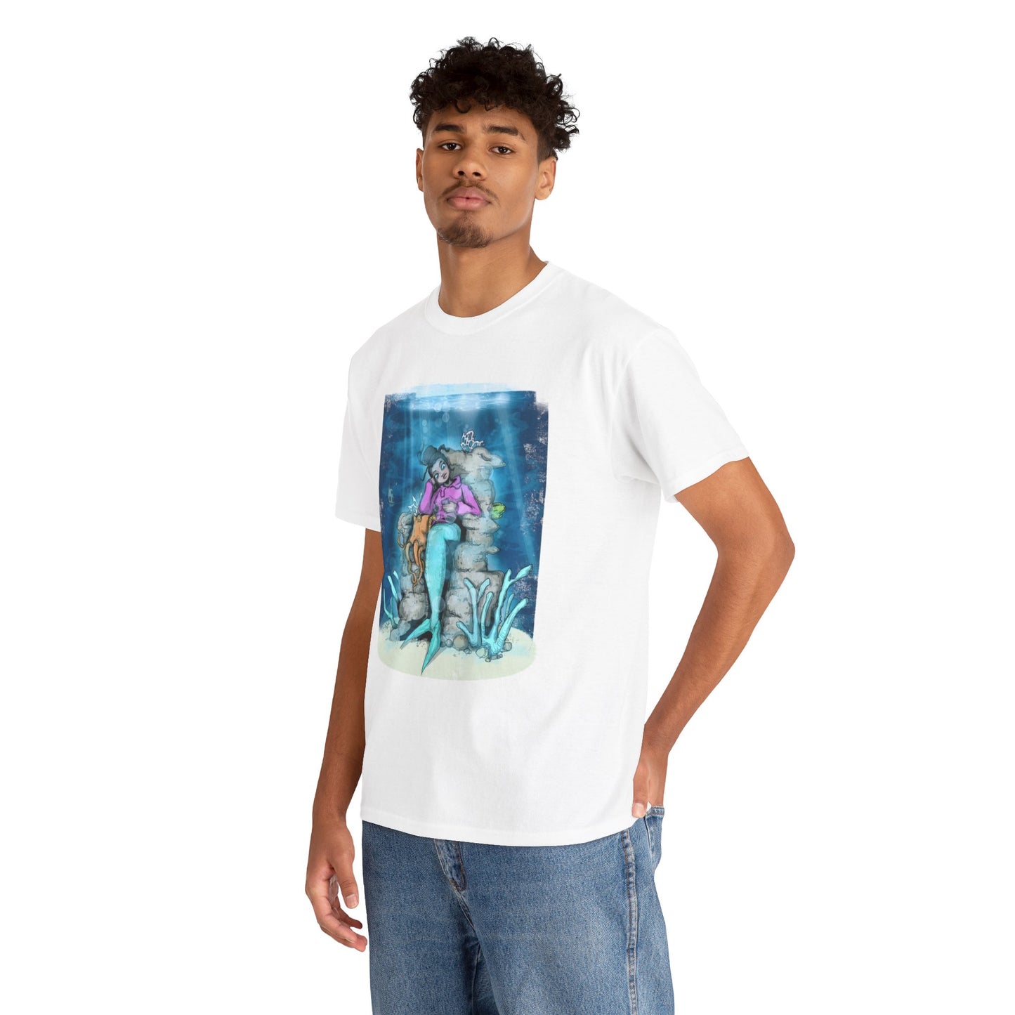 Mermaid Life Unisex Heavy Cotton Tee