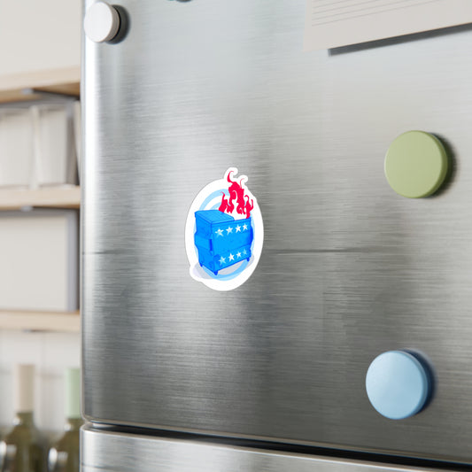 American Dumpster Fire Kiss-Cut Vinyl Decal