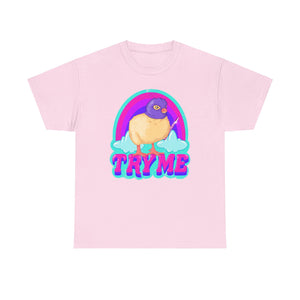 Try Me Unisex Heavy Cotton Tee