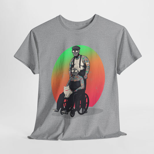 Inked and Elderly Unisex Heavy Cotton Tee