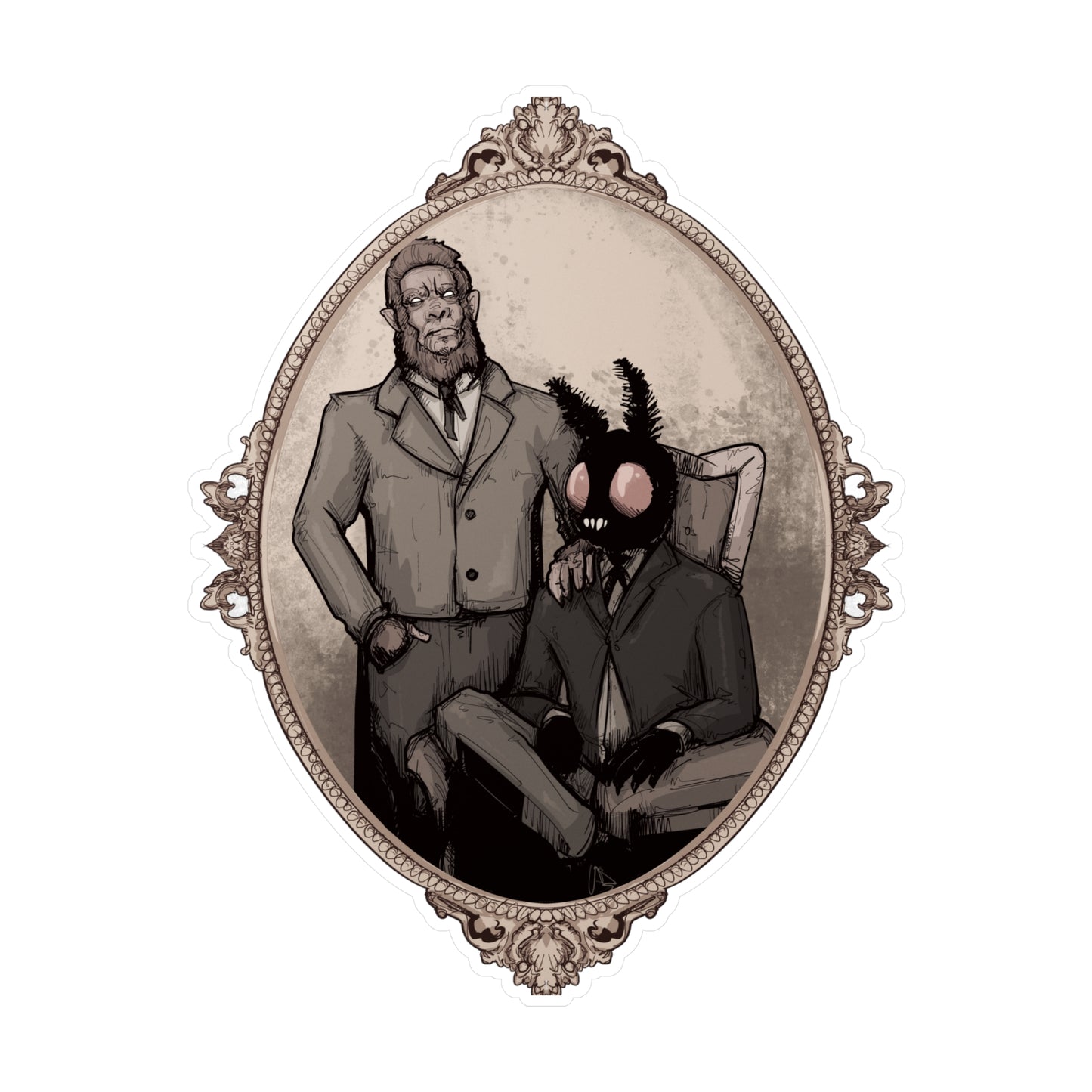 Victorian Cryptids Kiss-Cut Vinyl Decal