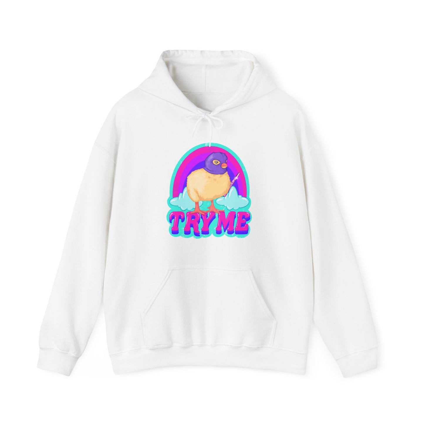 Try Me Unisex Heavy Blend Hooded Sweatshirt