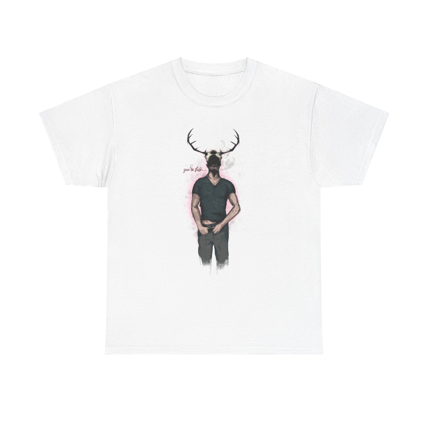 Deer Daddy Series 5: Youre Late Unisex Heavy Cotton Tee