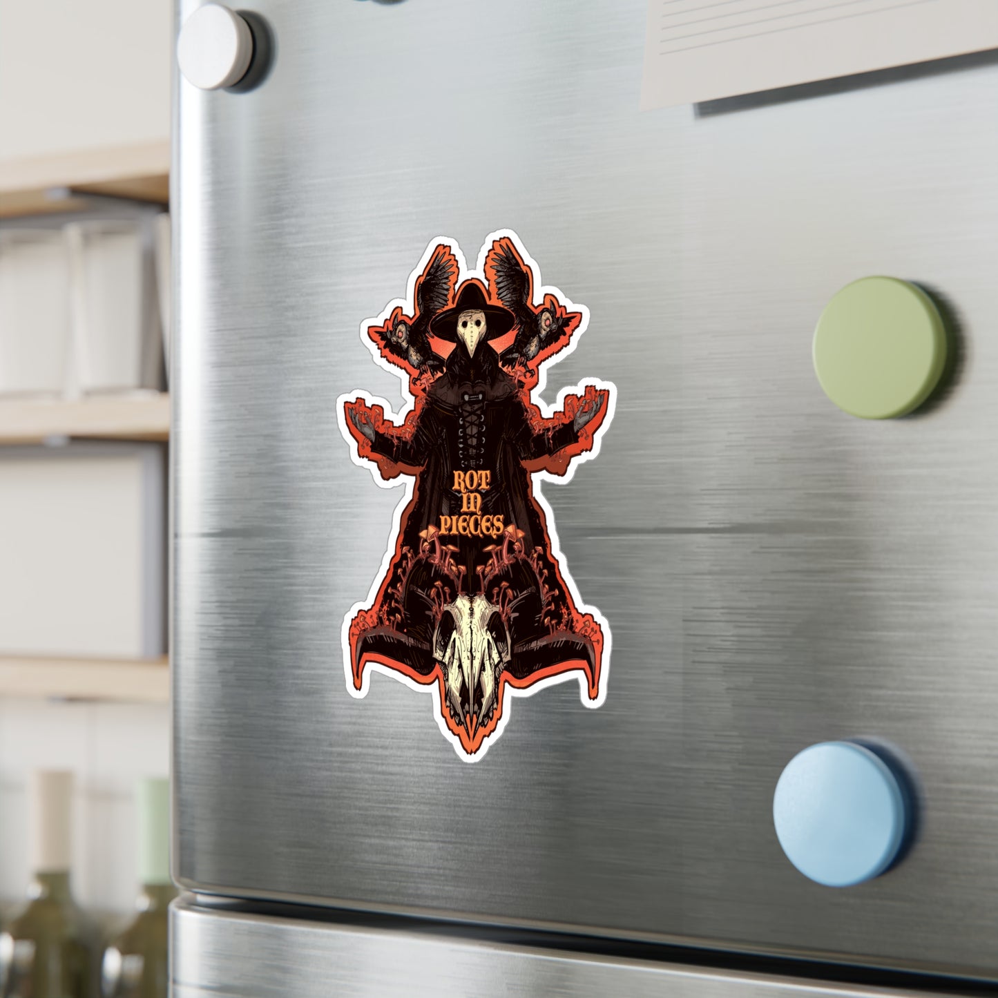 Rot In Pieces Kiss-Cut Vinyl Decal