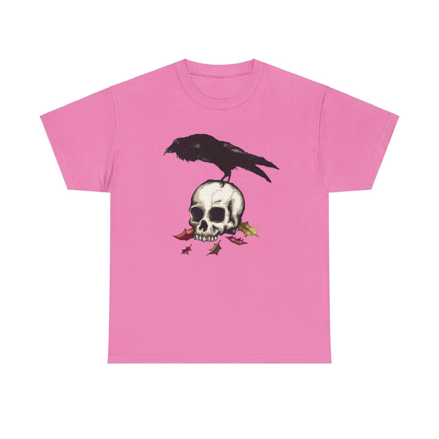 Crow Skull Unisex Heavy Cotton Tee