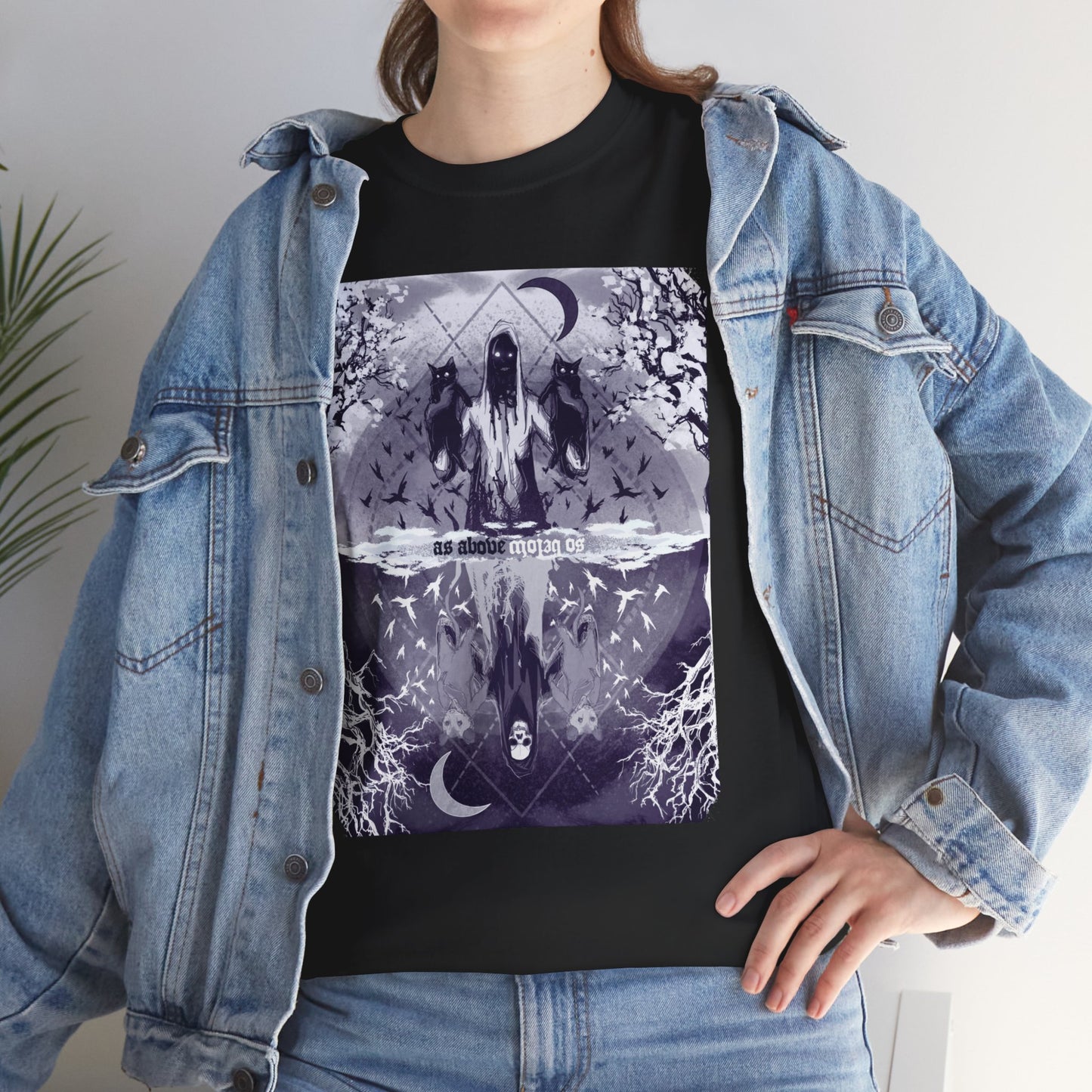 As Above So Below Unisex Heavy Cotton Tee
