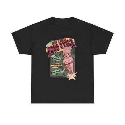 Baby's First Pogo Stick Unisex Heavy Cotton Tee