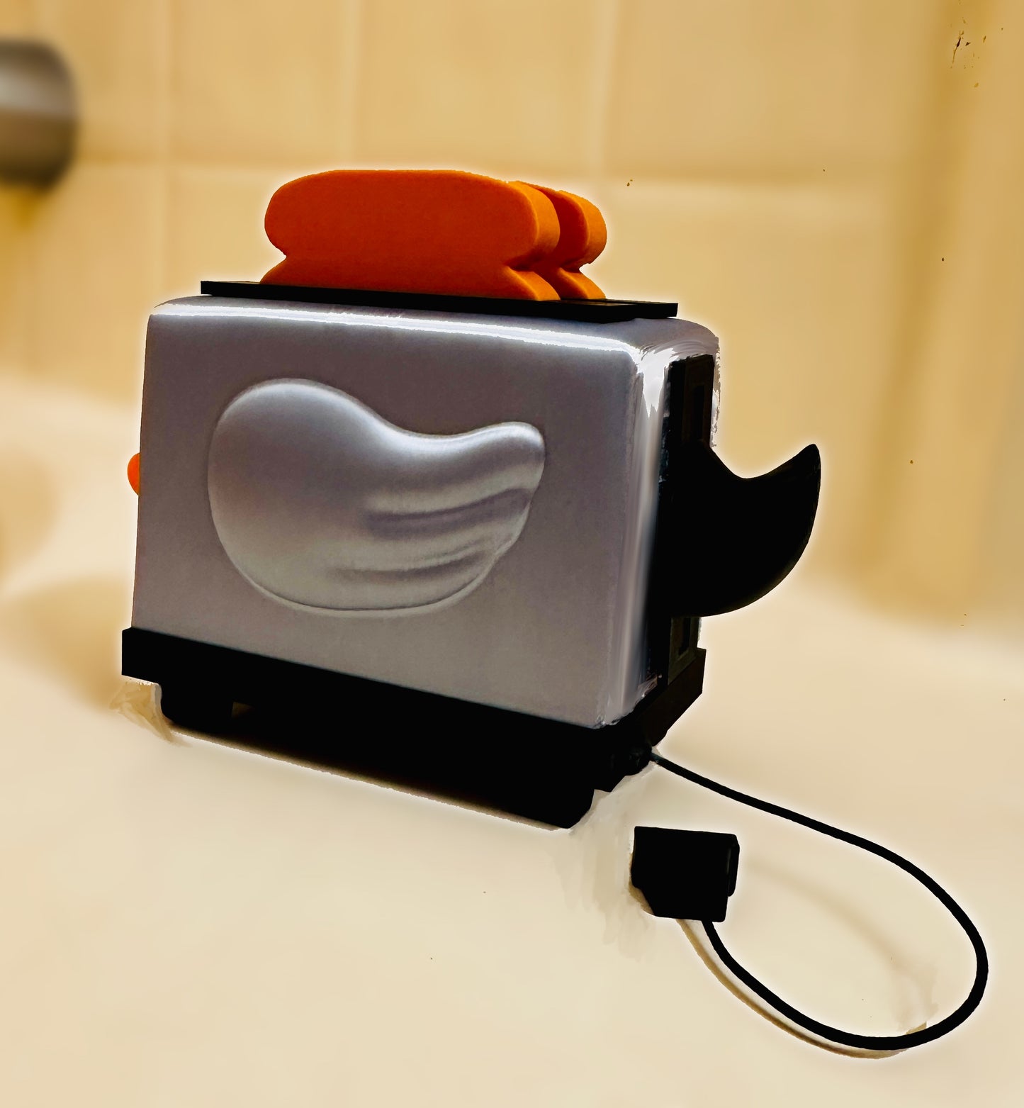 Toaster Duckie 3D Printed Figure