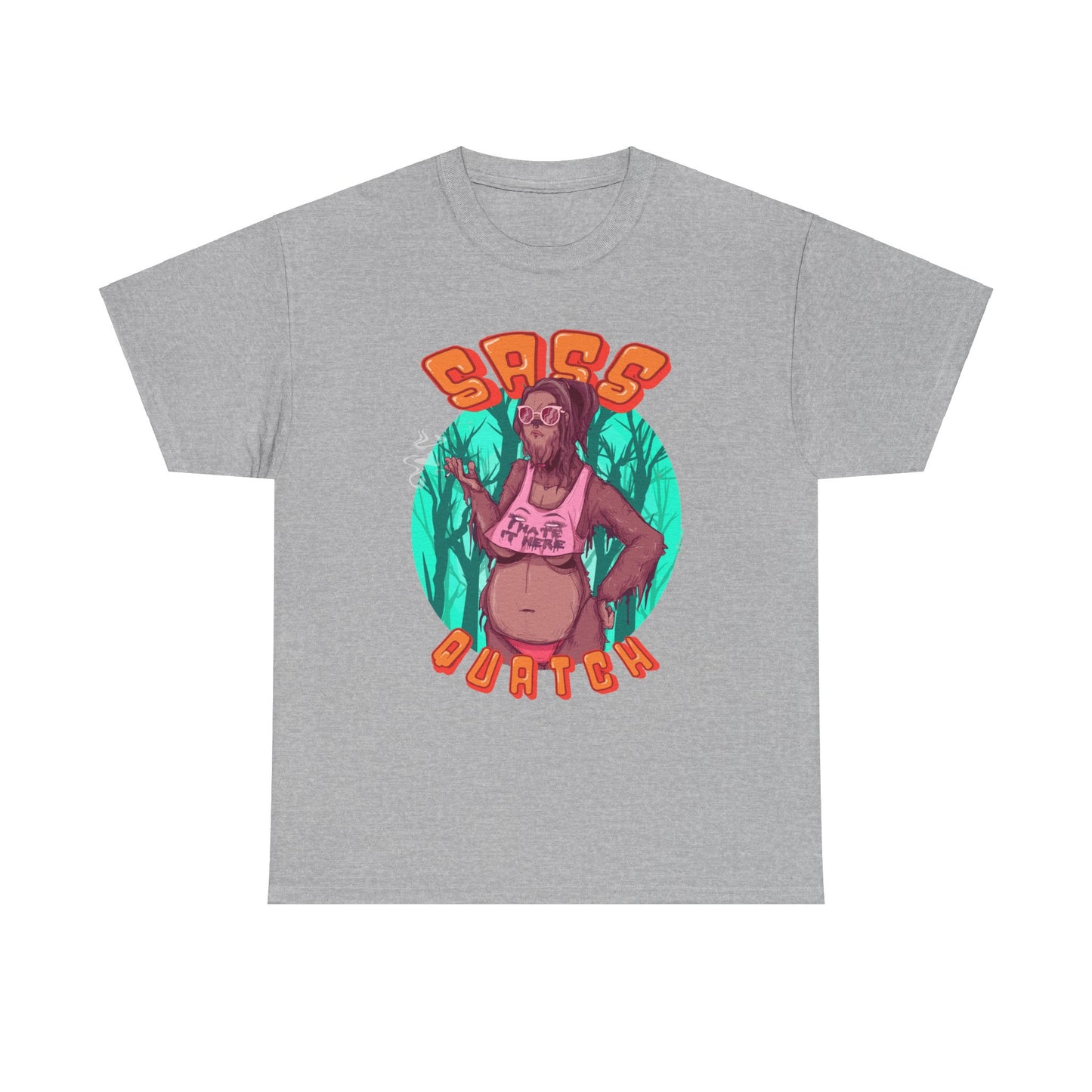 Sass Quatch Unisex Heavy Cotton Tee