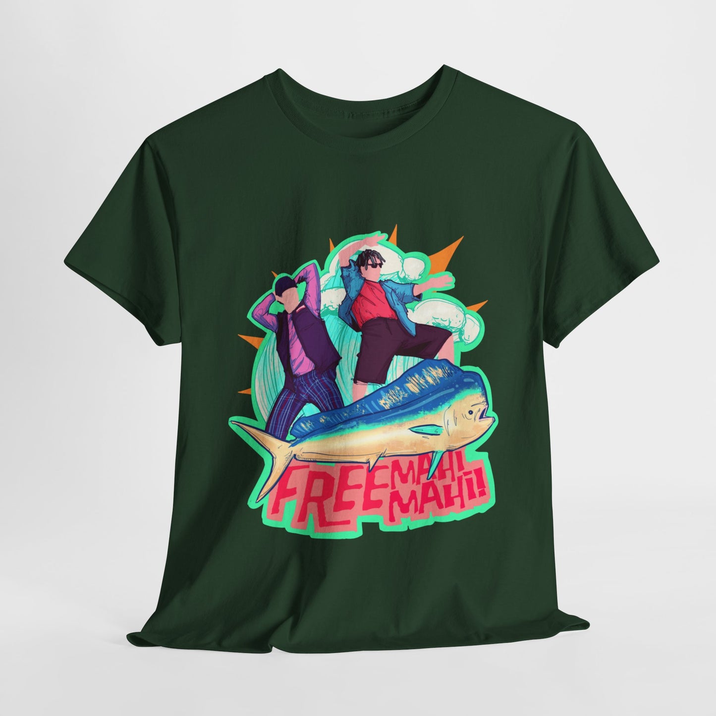 Free Mahi Mahi Unisex Heavy Cotton Tee