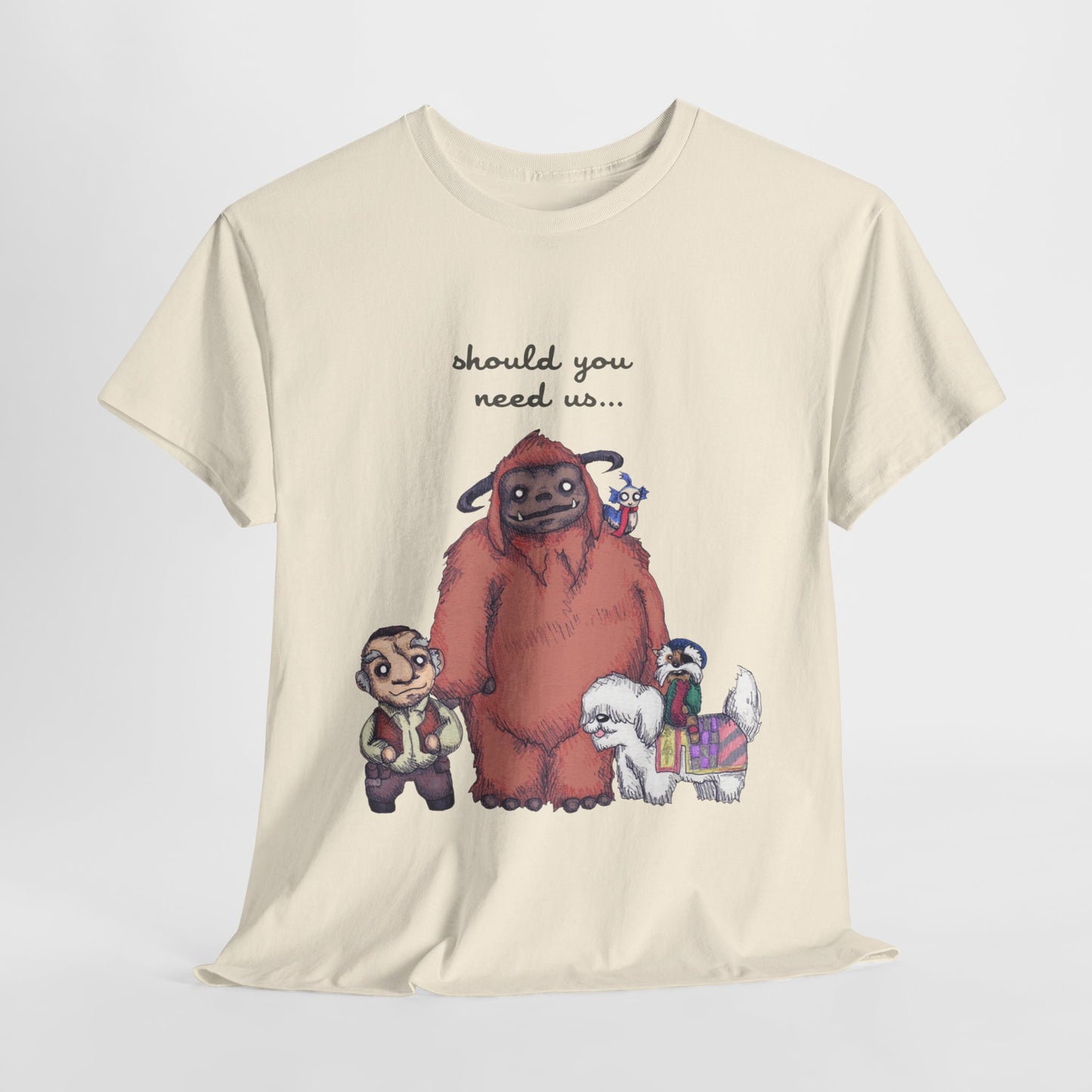 Should You Need Us Unisex Heavy Cotton Tee