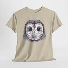 Sugar Skull Owl Unisex Heavy Cotton Tee