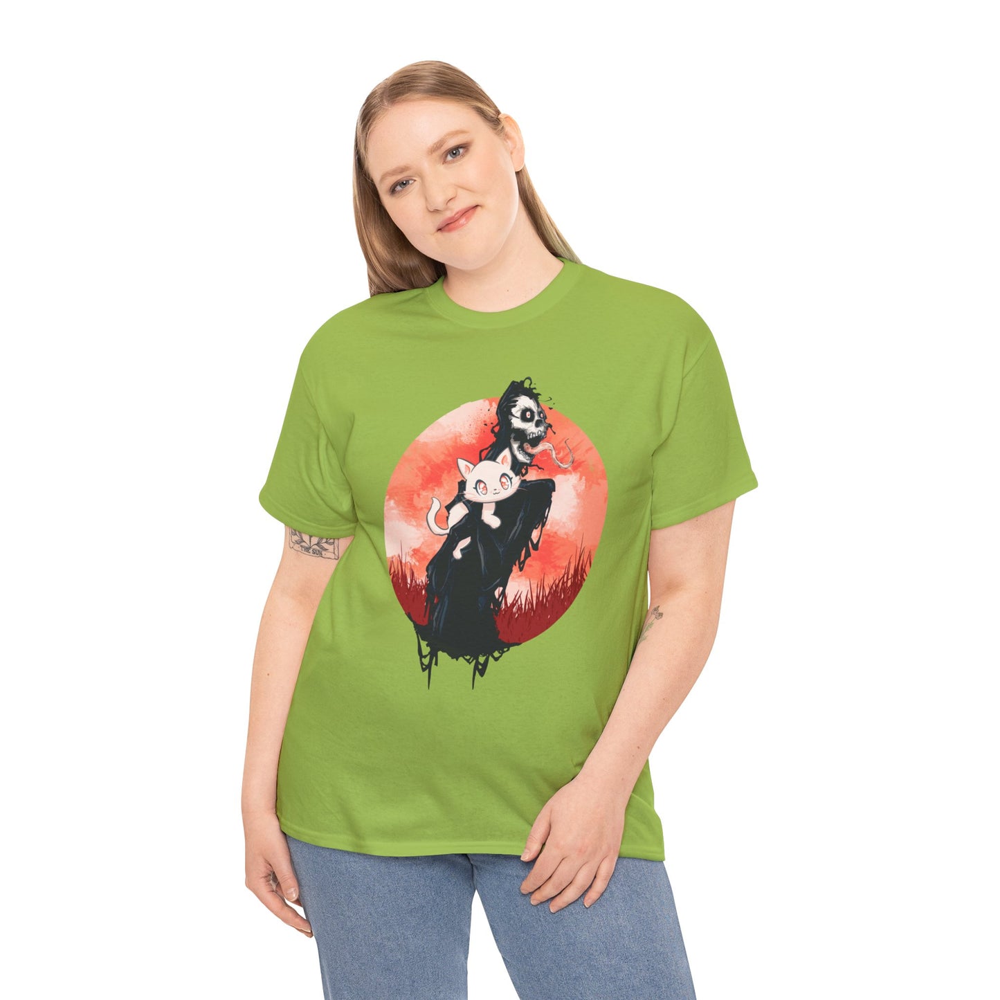 Cat Person Unisex Heavy Cotton Tee