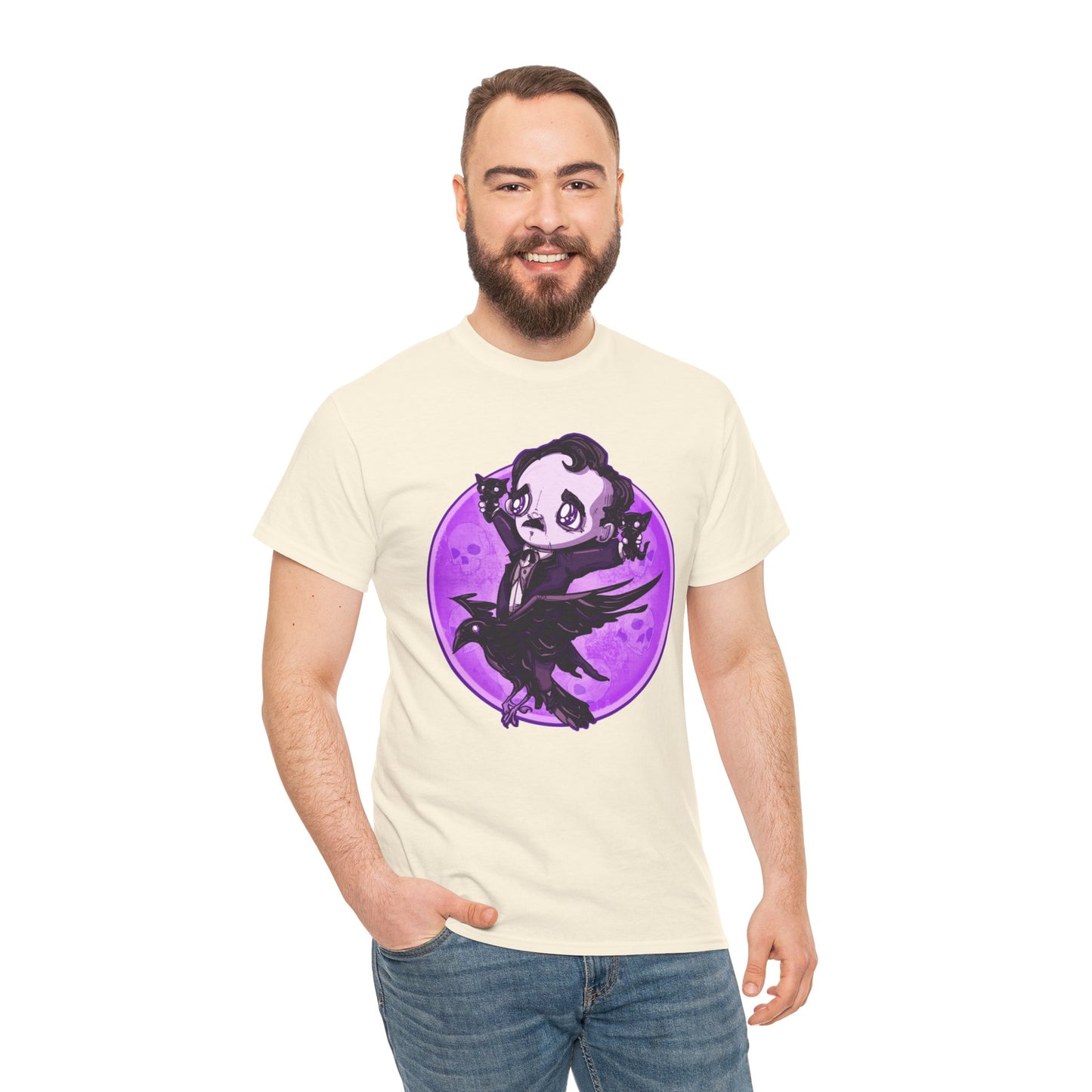 Poe Is Coming Unisex Heavy Cotton Tee
