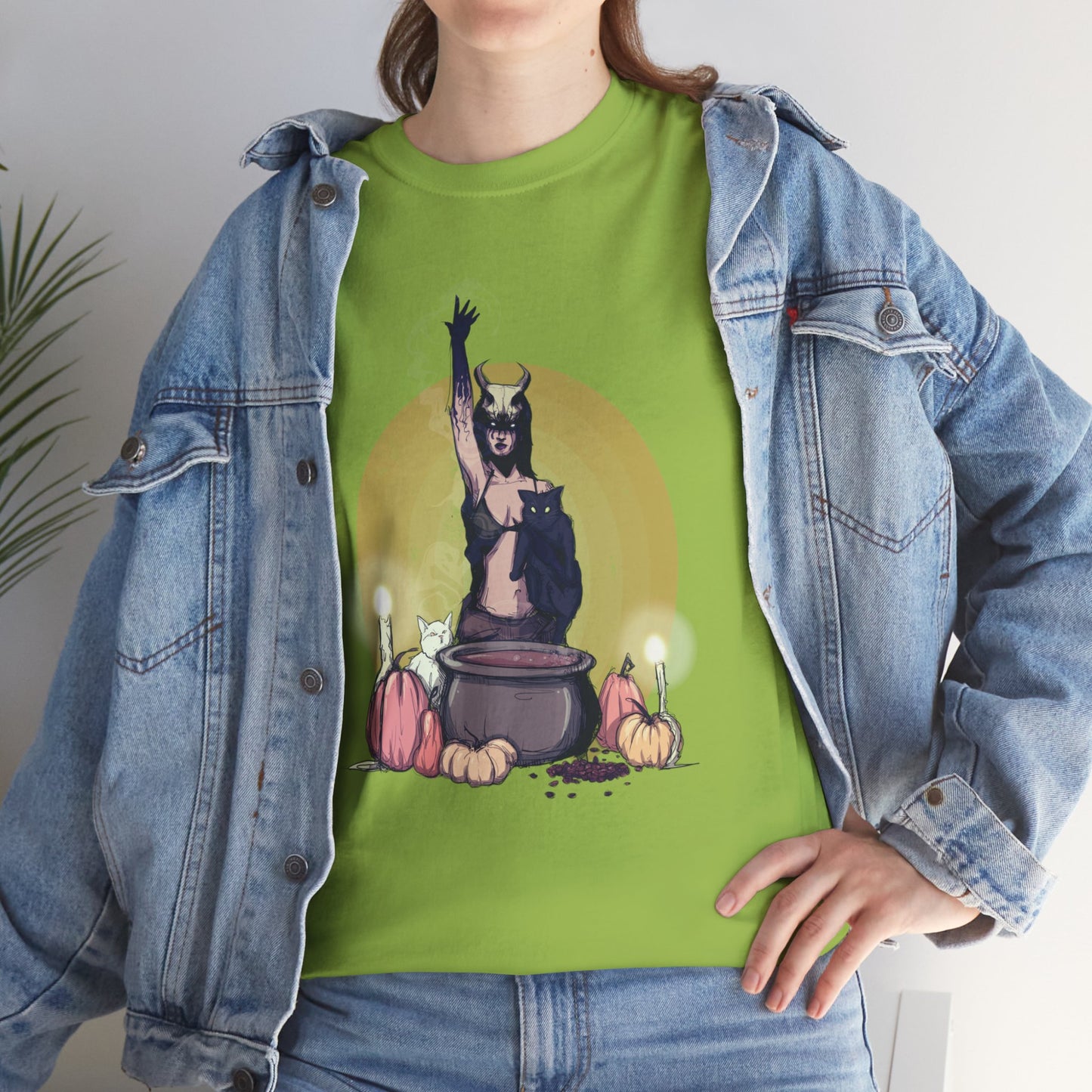 Coffee Witch Unisex Heavy Cotton Tee