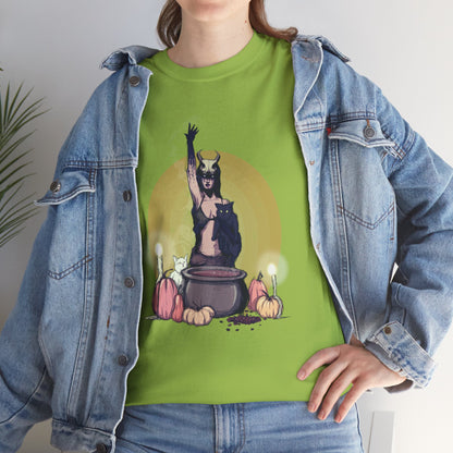 Coffee Witch Unisex Heavy Cotton Tee