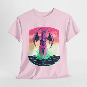 Lady Cthulhu Unisex Heavy Cotton Tee