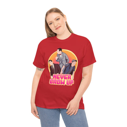 Never Grow Up Unisex Heavy Cotton Tee