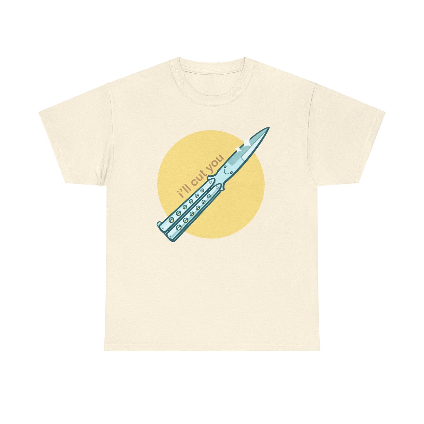 I'll Cut You Unisex Heavy Cotton Tee