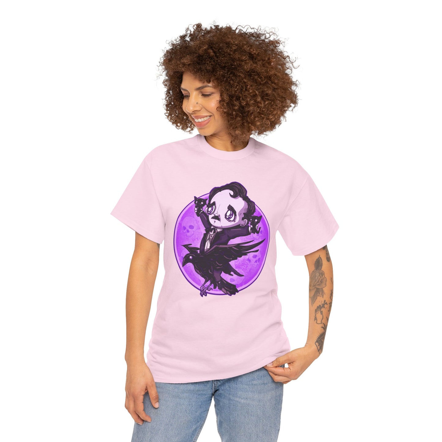 Poe Is Coming Unisex Heavy Cotton Tee