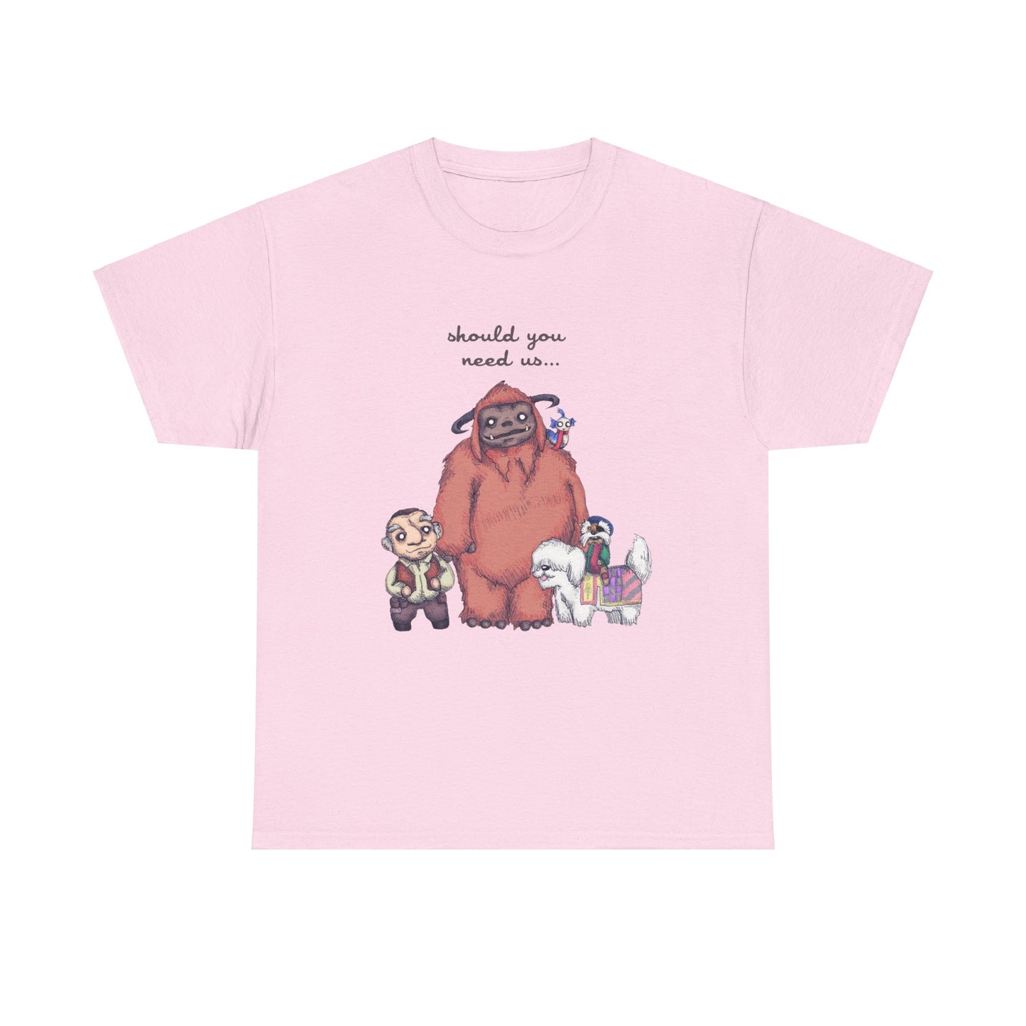 Should You Need Us Unisex Heavy Cotton Tee