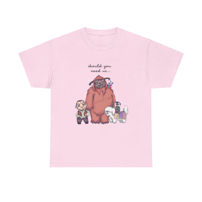 Should You Need Us Unisex Heavy Cotton Tee
