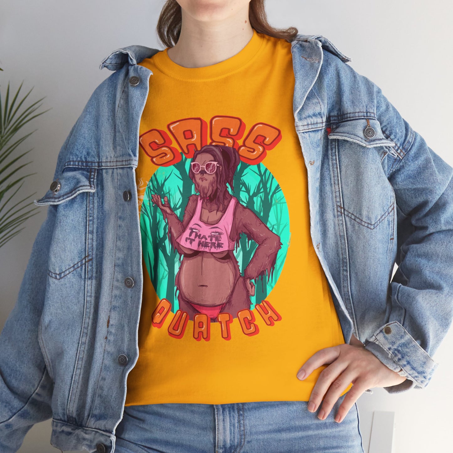 Sass Quatch Unisex Heavy Cotton Tee